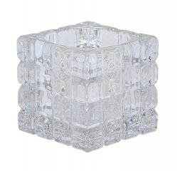 Ljuslykta Icecube i klarglas fyrkantig Speedtsberg