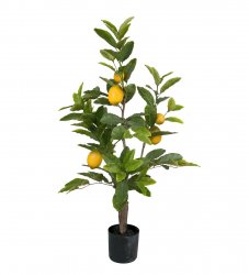 Konstväxt citronträd 90 cm plast Mr Plant