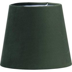 Lampskärm Mia i smaragdgrön sammet 24 cm från PR Home